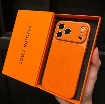 Funda de Cuero iPhone 17 Pro Max 17 Pro - Diseño Estampado Marca Cubierta a Prueba de Golpes - Imagen 1 de 4