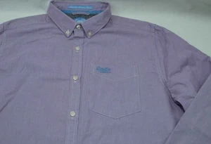.. CAMICIA UOMO SUPERDRY MANICA LUNGA COTONE TAGLIA L OTTIME CONDIZIONI - Foto 1 di 8