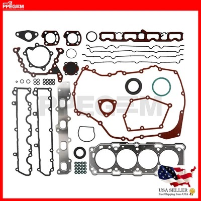Head Gasket Set Fits 99-02 Chevrolet Cavalier Alero Pontiac Sunfire 2.4L DOHC Foto 1 de 4