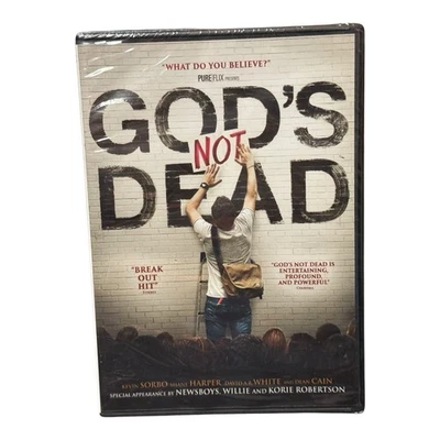 God's Not Dead DVD Kevin Sorbo, Shane Harper Pure Flix PG Sealed - Image 1 of 2