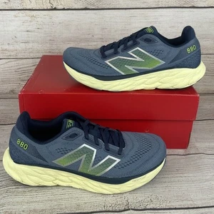 New Balance Fresh Foam X 880v14 Herren Gr. 9D Laufschuhe grau gelb - ANPROBIERT - Bild 1 von 11