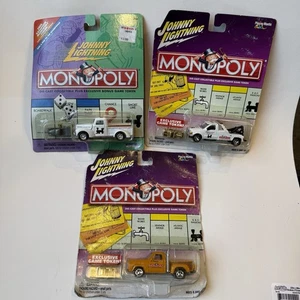 Johnny Lightning Monopoly Sammlerautos 3 Stück Neu Wasserwerk Pennsylvania - Bild 1 von 12