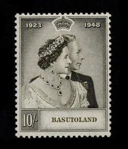 BASUTOLAND 1948 HOCHZEIT 10er, SG 37, postfrisch, Kat 50£ - Bild 1 von 2