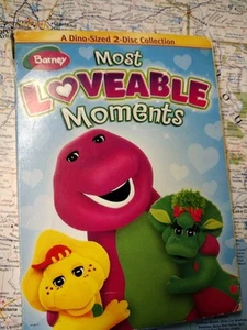 Barney DVD Most Loved Moments 2 DVD Set Fairy Tale Dragon Princess Red Rocking - Imagen 1 de 6