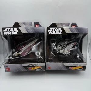 STAR WARS starships select |Obi-Wan Kenobi’s JEDI STARFIGHTER + JEDI INTERCEPTOR - Picture 1 of 6