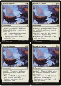 4x Retreat to Emeria 044/274 Battle for Zendikar MTG Uncommon Playset - Bild 1 von 1