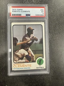 1973 Topps ROBERTO CLEMENTE #50 PSA 5 EX Pittsburgh Pirates 3000 Hits!! @READ - Picture 1 of 6