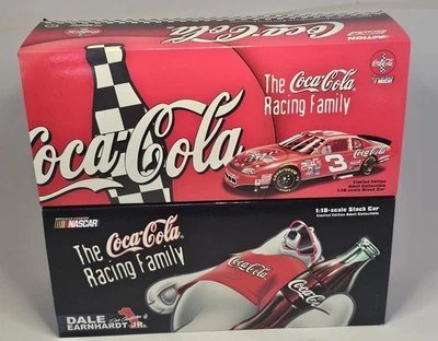 1998 ACTION 1/18 DALE EARNHARDT SR & DALE EARNHARDT JR COCA-COLA JAPAN 2 CAR SET - Image 1 of 4