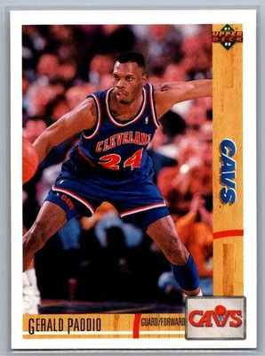 1991-92 Upper Deck #230 Gerald Paddio - Image 1 of 2