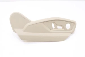2017 - 2019 AUDI Q7 FRONT RIGHT SIDE SEAT SWITCH OUTER COVER TRIM OEM BEIGE_UX - Picture 1 of 12