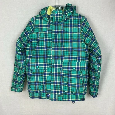 Burton Dryride Chaqueta de Esquí con Capucha Grande 14/16 Snowboard Nieve Juvenil Abrigo a Cuadros Foto 1 de 4