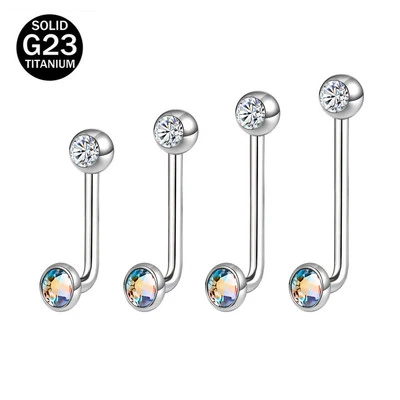 14G Titanium Crystal Christina Piercing VCH Piercing for Women Genital Jewelry - Image 1 of 4