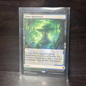 MTG Magic the Gathering Misty Rainforest (10/30) Zendikar Rising Expeditions NM - Picture 1 of 2