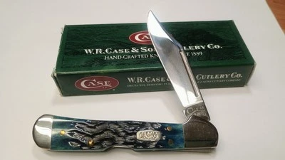 Case XX "Quality Test Run" Mini Copperlock Teal Bone 61749L (1 de 380) Certificado de Autenticidad  Foto 1 de 4