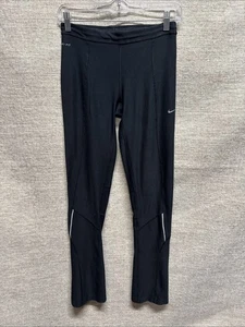 Nike Dri Fit Active Damen-Leggings schwarz niedriger Bund gerades Bein Größe XS - Bild 1 von 3