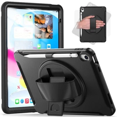 Rugged Shockproof Stand Case For iPad 10th Generation 10.9 iPad 5th 6th Mini Air - Image 1 of 4