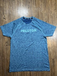 Camiseta Peloton x Rhone Para Hombre XL Azul Manga Corta Camiseta Gimnasio Elastizada Activa - Imagen 1 de 8