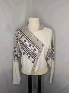 Vintage Brooks & Dunn Western Jacket Cropped Aztec Womens XL Concert Cowgirl - Picture 1 of 9