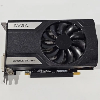EVGA NVIDIA GeForce GTX 960 SC 4GB DDR5 GPU 04G-P4-1962-KR UNTESTED AS IS - Image 1 of 4