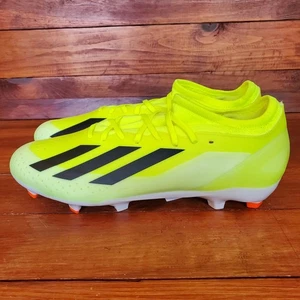 Adidas X Crazyfast League FG Soccer Cleats Men 10.5 Yellow IG0605 New - Picture 1 of 8