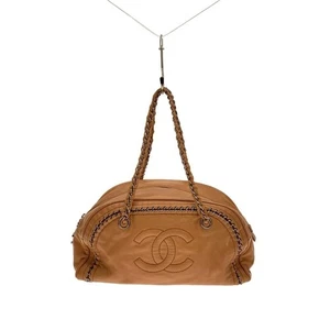 CHANEL Boston Bag A31575 braun Leder Reise Handtasche groß Vintage Style - Bild 1 von 7