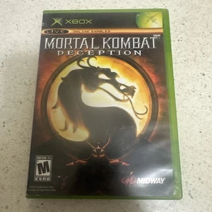Mortal Kombat Deception (Microsoft OG Xbox, 2004) sin manual disco limpio probado - Imagen 1 de 3