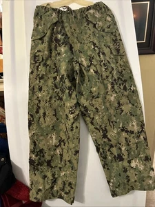 US Navy Pants Large Regular Working Uniform Type III Trouser Camo Ripstop - Picture 1 of 5