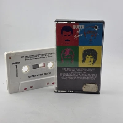 1985 Queen Hot Space Cassette Argentina Pressing Rare Tape Freddy Mercury  - Image 1 of 4