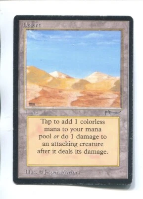 1993 Magic the Gathering Arabian Nights - Desert - Image 1 of 2