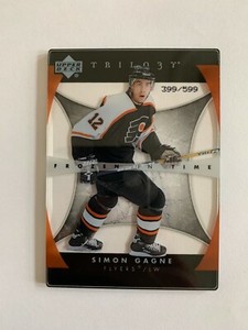 2005-06 Upper Deck Trilogy #169 Simon Gagne 399/599 - Philadelphia Flyers