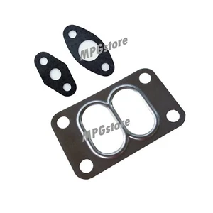 Turbo Gasket Kit for Holset HX35W HX40 HX40W SS Divided Flange Oil Feed Drain - Foto 1 di 1