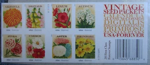 Forever USA Stamps Vintage Seed Packets 20 Total Stamps Mint New 160-73-129 - Picture 1 of 2