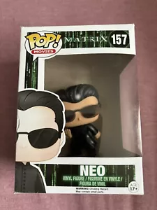 Funko POP! The Matrix Vinyl Figure - Neo #157. Pop Vinyl Movies Keanu Reeves - Picture 1 of 6