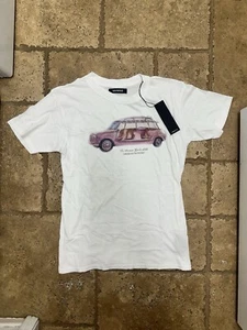 Nahmias Miramar Beach Hotel Watercolor Car The Webster Short Sleeve Shirt Rare - Bild 1 von 6