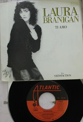 Rock Picture Sleeve 45 Laura Branigan - Satisfaction / Ti Amo On Atlantic - Image 1 of 2