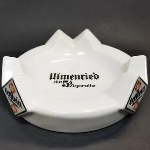 Eckstein No 5 Ulmenried cenicero publicidad de cigarrillos alemana Altwasser porcelana - Imagen 1 de 12
