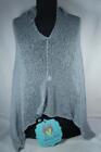Hands To Hearts -Silver Blue Vest- So Versatile-Several Ways To Wear NWT's