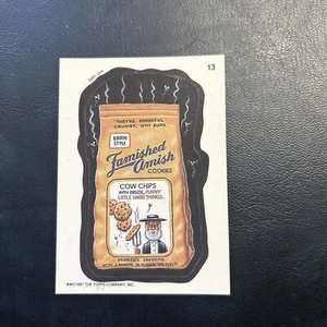 Jb100d Wacky Packages Stickers 1991 Topps #13 famous Amos chocolate chip cookies - Picture 1 of 2