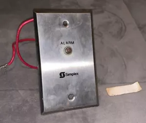 Simplex 2098-9808 Edelstahl Fernbedienung LED Alarm Anzeige Modul 621-152 - Bild 1 von 3