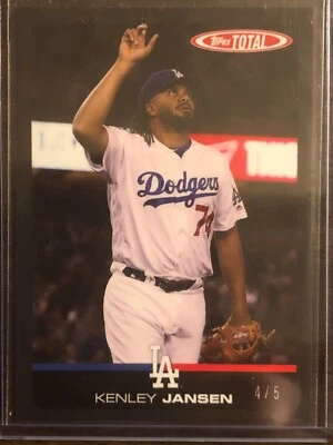 2019 Topps Total #79B Kenley Jansen Los Angeles Dodgers 4/5 - Image 1 of 2