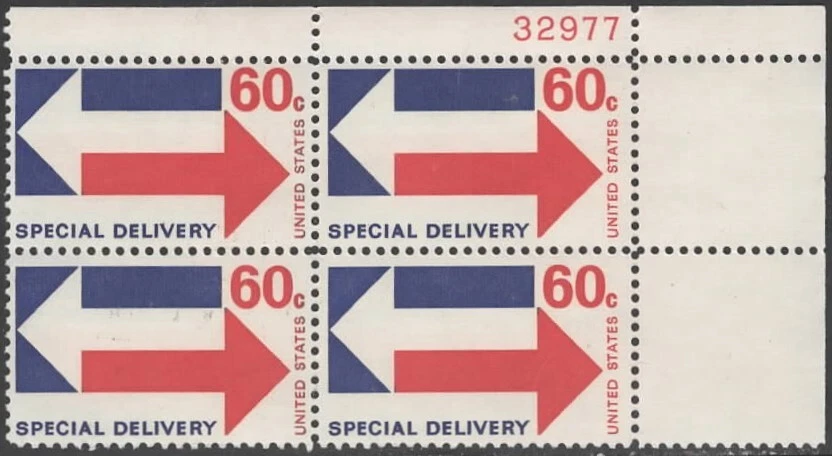 US Scott #E23, Plate Block of 4, MNH, #32977 UR - Image 1 of 1