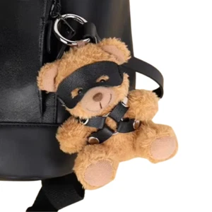 Kinky BDSM Teddy Keychain - Fun Gift for Alternative Lifestyle Fans - Picture 1 of 10