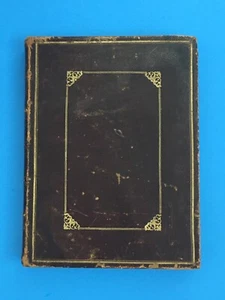 Antique 1853 Pre Civil War Leather Book Musical World & New York Musical Times - Picture 1 of 12