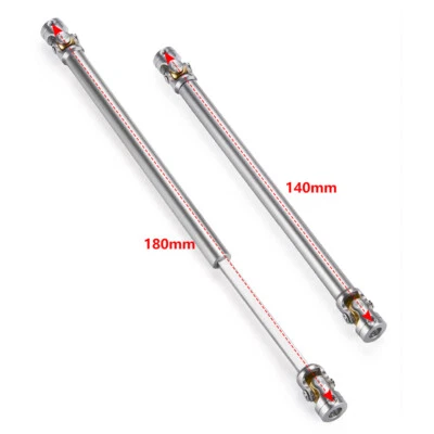 Multiple Size Metal Drive Shaft for 1:14 Tamiya RC Tractor Truck Crawler Upgrade - Image 1 of 4
