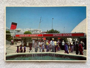 Postal vintage de Queen Mary, Long Beach, California - Imagen 1 de 2