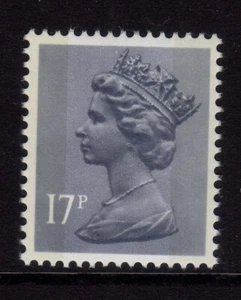 GB 1985  Machin Definitive 17p grey-blue 2 bands SG X909Eu MNH (underprint) - Picture 1 of 1