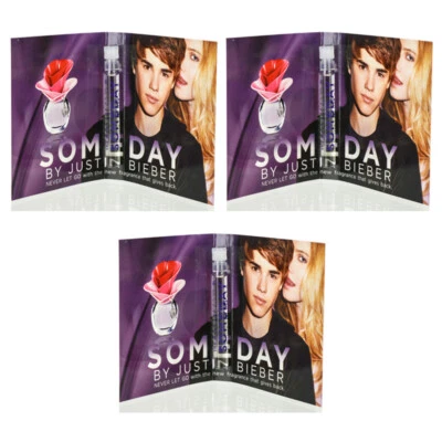 Pack of 3 New Someday By JUSTIN BIEBER FOR WOMEN 0.05 oz - Image 1 of 2