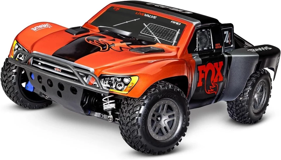 Traxxas Slash 4X4 BL-2s Brushless FOX 1/10 Short Course Truck 68154-4 RC-Auto - Bild 1 von 3
