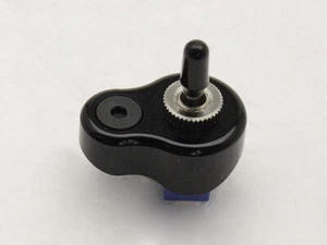 Switch Block Mini Black with Toggle 1" POSH Cafe Racer Custom Chopper Bobber - Picture 1 of 4