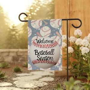Bandera de jardín temporada de béisbol amante del béisbol regalo decoración al aire libre abanico de deportes - Imagen 1 de 5